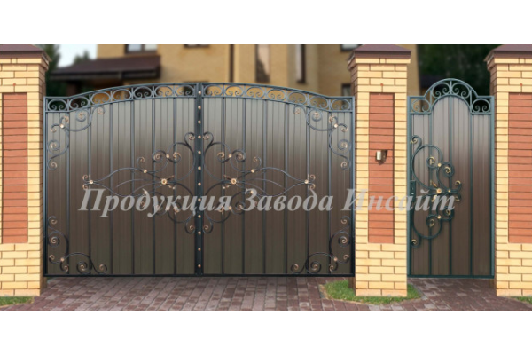 Кованные ворота «Олимпия МПА С-8»